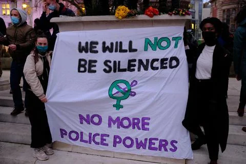 Kill the Bill protest London Stock Photos