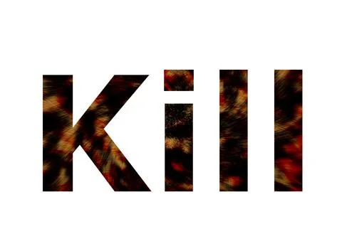 Kill Stock Illustration