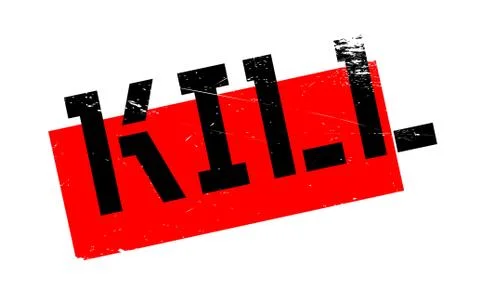 Kill rubber stamp Stock Illustration