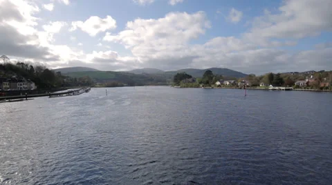Killaloe Wide Angle Shot Stock Footage 37433424