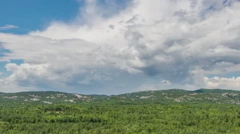 Killarney Provincial Park, Canada, Timelapse  - Granite Lookout Stock Footage 64949504