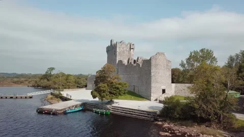 Killarney Ross Castle Drone Clip 1 Видео 139932651
