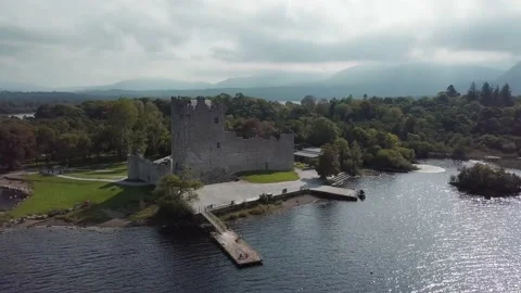 Killarney Ross Castle Drone Clip 2 Видео 139932723