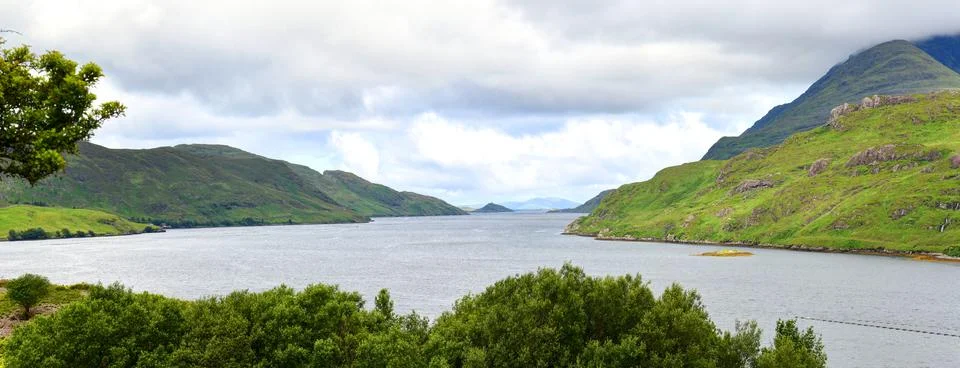Killary Harbour, Ireland. Stock Photos