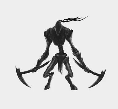 Killer character concept Stock Illustration