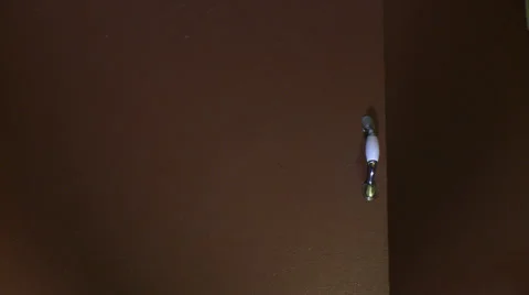 Killer with Meat Cleaver Stock Footage 57372718