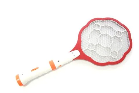 Killer mosquitoes isolate on the white Stock Photos