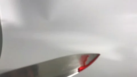 The killer's bloody knife Stock Footage 146711069