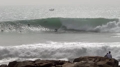 The killers spot surf riding, Morocco Stock Footage 248666592