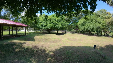 Killing Field, mass graves,  old grave sites, Phnom Penh, Cambodia 스톡 동영상 305186244