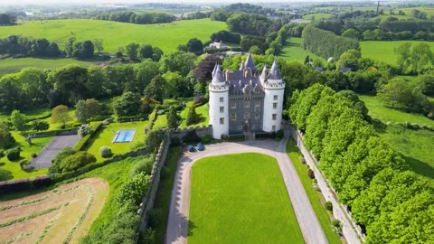 Killyleagh Castle, Northern Ireland Stock Footage 246590904