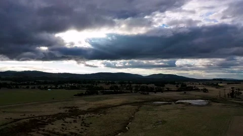 Kilmore Flat Farmland Stock Footage 161446442