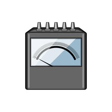 Kilo watt meter cartoon vector illustration Stock Illustration