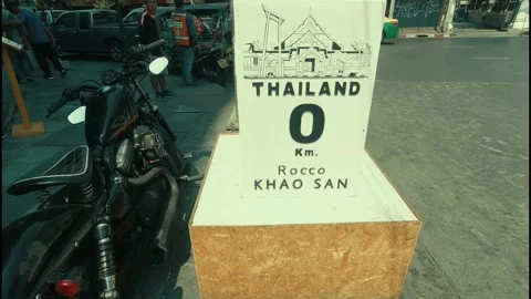 Kilometer Zero Monument Stock Footage 149136147