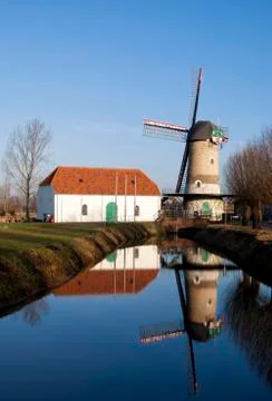 The Kilsdonkse windmill Stock Photos
