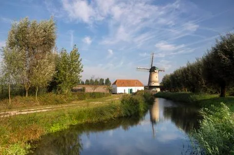 The Kilsdonkse windmill Stock Photos