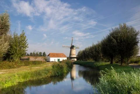 The Kilsdonkse windmill Stock Photos