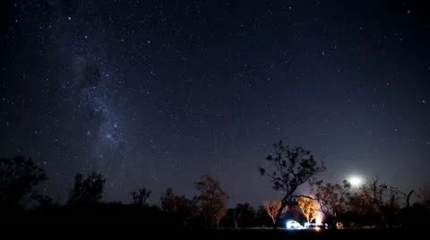 Kimberley Camp TimeLapse Stock Footage 12663548