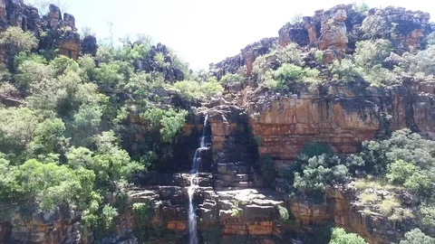 Kimberley Waterfall Stock Footage 96062039