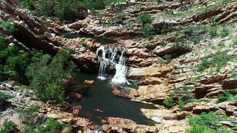 Kimberley waterfall Stock Footage 151935525