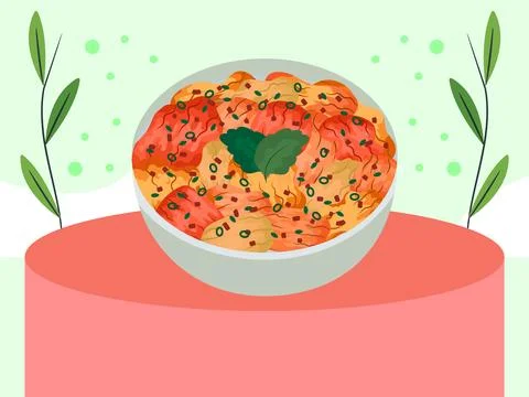 Kimchi Concept Illustration Stock Illustration
