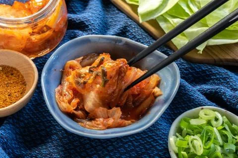 Kimchi dish Stock Photos