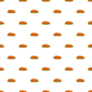 Kimchi food pattern creating repeated asian meal background Stock Illustration