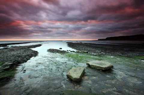Kimmeridge bay Stock Photos