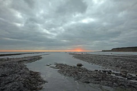 Kimmeridge bay Stock Photos