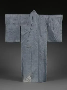 Kimono with Blossoming Plum Tree second half of the 19th century Japan Past.. 写真素材
