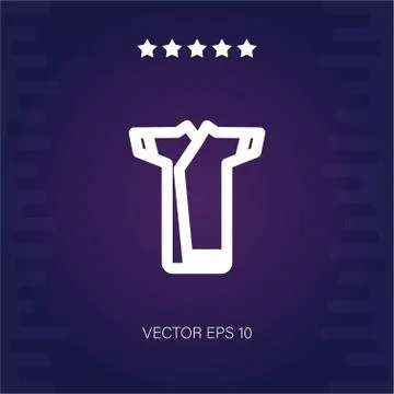 Kimono vector icon Stock Illustration
