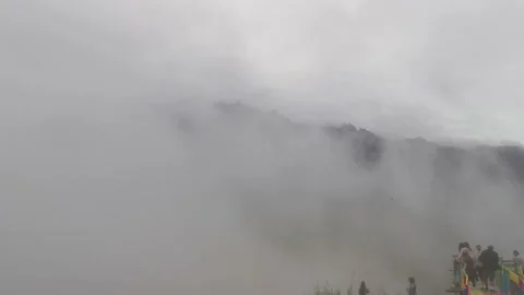 Kinabalu Peak Clouds Timelapse Stock Footage 204795759