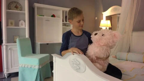 Kind boy, positive emotions. Video stock 79617487