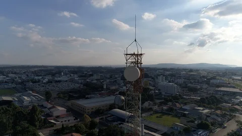 A KIND OF CELL TOWER Stock Footage 88786779