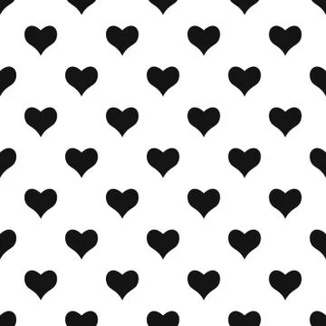 Kind heart pattern seamless イラスト素材