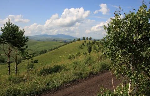 Kind from a mountain Stock-Fotos