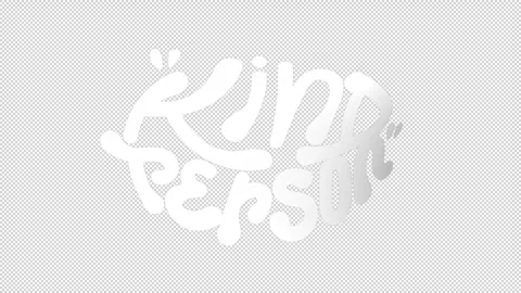 Kind person loop on alpha channel transparent background Stock Footage 344688595