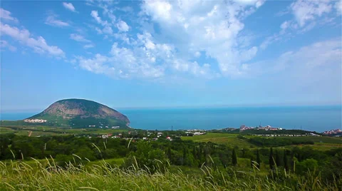 Kind on a sea-piece - timelapse. 4K. FULL HD, 4096x2304. two clips . Stock Footage 36636895