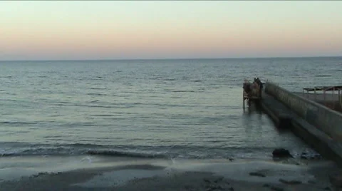 Kind at the seaside Stock Footage 917558