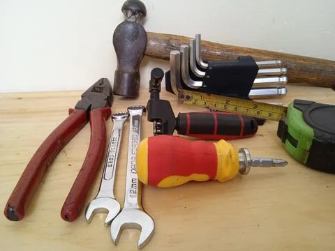 Kind of Tools Stockfoto's