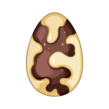 Kinder chocolate egg cartoon vector illustration Stock Illustration