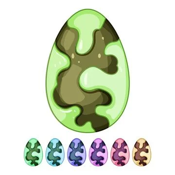 Kinder chocolate egg cartoon vector graphic Stock Illustration