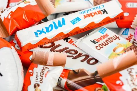 Kinder Chocolate Stock Photos