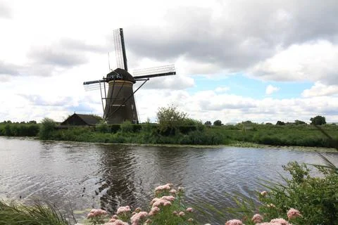 Kinderdijk 01 Foto stock