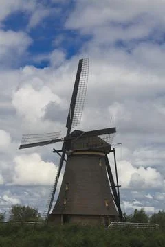 Kinderdijk 02 Foto stock