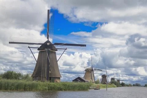 Kinderdijk 03 Foto stock