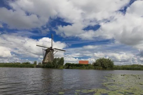 Kinderdijk 05 Foto stock