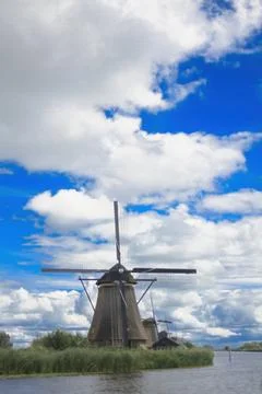 Kinderdijk 06 Foto stock