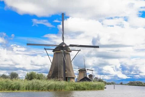 Kinderdijk 07 Foto stock