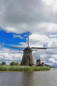 Kinderdijk 09 Foto stock